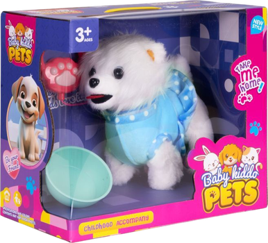 Piesek intaraktywny ModernHome by Multistore na smyczy chodzi i merda ogonem HC750206-8 (5905817011674)