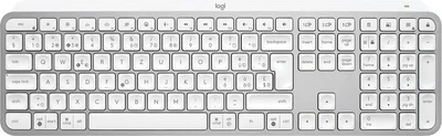 Bezprzewodowa klawiatura Logitech MX Keys S Nordic Wireless/Bluetooth Pale Gray (920-011582)