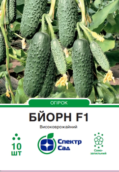 Огірок Спектр Сад Бйорн F1 10 шт