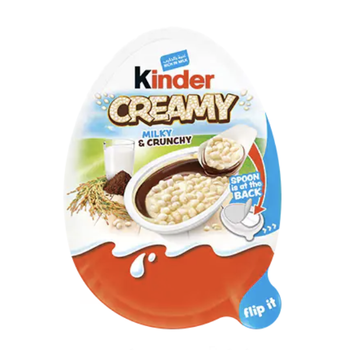 Яйцо Kinder Creamy Milky & Crunchy 19 г