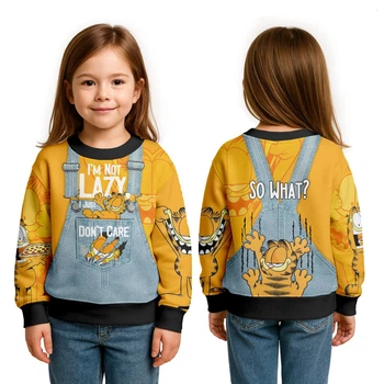 Свитшот детский с 3D принтом Lazy Garfield 31850 110 см 5136706