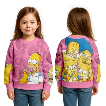 Свитшот детский с 3D принтом The Simpsons 31810 140 см 5136666