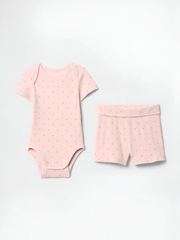 Комплект для малышей GAP боди и шорты 1159848606 (Розовый 3-6M) на рост 60 см