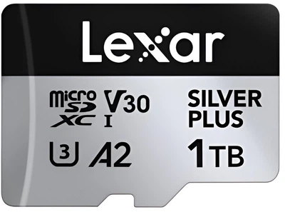 Карта памяти Lexar Professional Silver Plus microSDXC 1TB UHS-I U3 V30 (LMSSIPL001T-BNANG)