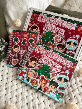 Новогодний аватар альбом на липучках Christmas story подарочный набор