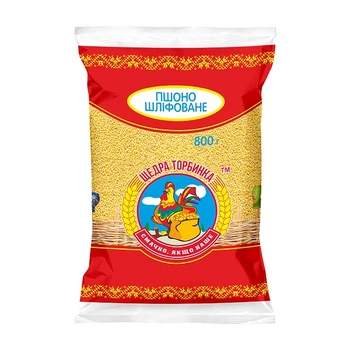 Пшоно шліфоване в/г Щедра Торбинка 750 г (4820094534177)