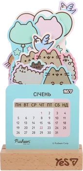Календарь Yes Pusheen настольный формовой на подставке на 2026 год 10.6 х 23.5 см (270265)