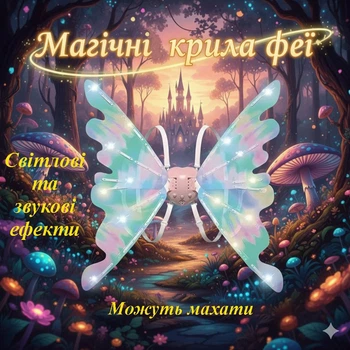 Світлодіодні крила феї-метелика Wings of Faerie рухаються з підсвічуванням