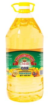 Масло подсолнечное рафинированное Королівський смак 3.0 л (4820175668128)