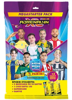 Zestaw kart kolekcjonerskich Panini Superleague 2024-2025 Adrenalyn XL Mega Starter Pack (33 Cards Total) PA.AL.SU.225 (8051708024517)