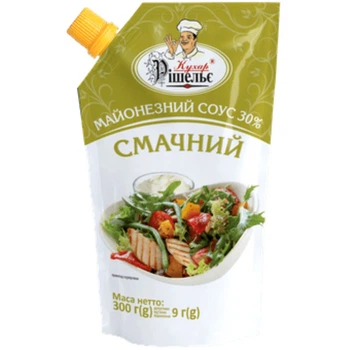 Майонезний соус Смачний 30% Кухар Рішельє 300 г (4820166615995)
