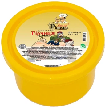 Гірчиця Козацька міцна Кухар Рішельє 100 г (4820166611850)