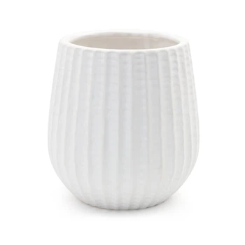 Горщик-кашпо для рослин MBM HOME DH-FLOWERS-25 M WHITE білий