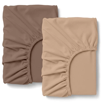 Набор простыней на резинке Cosas MOCHA CREAM фланель 160х200x20 2 шт (4822052487693)