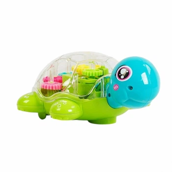 Розвивальна іграшка «Черепашка» WToys ТК 68507 із підсвічуванням, зелена