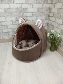 Будинок лежанка для котів та собак Animals_joy Кошик М 46*42 см(210)