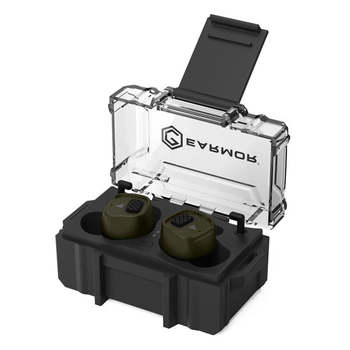 Активные защитные беруши Earmor M20T Pro (FG) Bluetooth 5.4 NRR 30 Olive (M20T-PRO-FG)