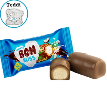 Цукерки глазуровані "BON BLISS" кокос, 1 кг., Житомирські ласощі