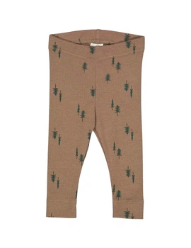 Дитячі легінси для дівчинки Green Cotton 80 см Кавові (25111287)
