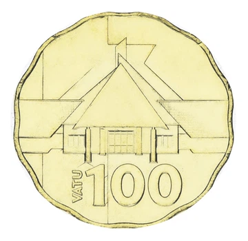Монета Вануату 100 вату 2015 UNC