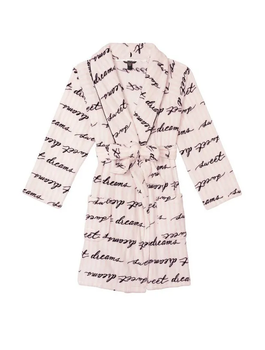 Халат Victoria’s Secret Logo Short Cozy Robe Sweet Dreams Stripe M/L