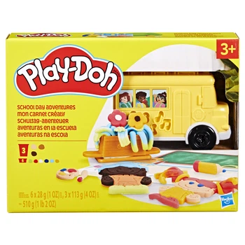 Zestaw kreatywny z masą do modelowania Hasbro Play-Doh Przygody w dzień szkolny (F9140)