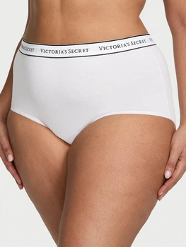 Женские трусики Victoria’s Secret (42112955166942) Brief Logo Cotton Modern XXL белые