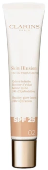 Тональна основа Clarins Skin Illusion Spf25 зволожувальна 02 40 мл (3666057298004)