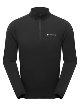 Термофутболка MONTANE Malli Long Sleeve Zip T-Shirt M Black XL