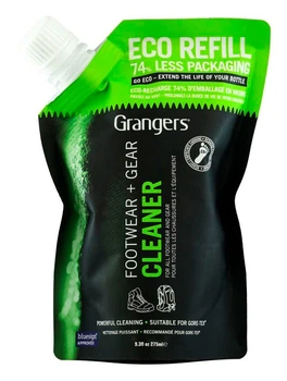 Спрей в еко-упаковці для чищення GRANGERS Footwear + Gear Cleaner Eco Refill 275 ml