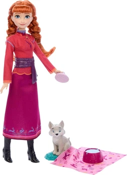 Лялька Анна та вовченя Mattel Disney Frozen Anna Fashion Doll Wolf Cub Figure