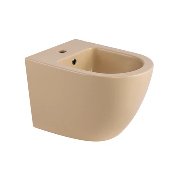 Биде подвесное Qtap Robin 515x370x350 мм, Beige QT13551381GSB