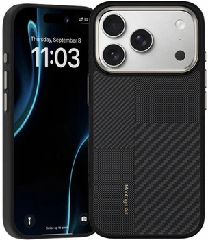 Чохол iPhone 17 Pro Max Benks Armor Air Montage with Kevlar black 600D/1500D