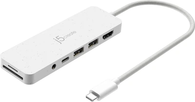 Hub USB J5create USB-C 6-w-1 (JCD373EW-N)