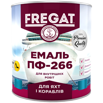 Эмаль алкидная для пола Fregat ПФ-266 Красно-коричневая 2.8 кг