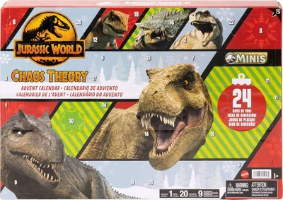 Jurassic World Chaos Theory адвент календар 2024 Mattel JBG37
