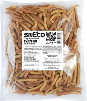snEco "Cулугуні", 500г - сир сушений хрусткий