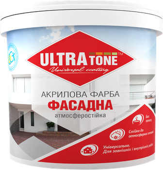 Фасадна фарба ULTRAtone атмосферостійка 1 кг