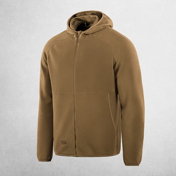 Кофта флісова худі з капюшоном M-Tac Lite Microfleece Hoodie Coyote Brown XL