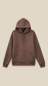 Худі однотонний чоловічий LAWA MBC02308 L Сіро-коричневий shop (2888000028594)