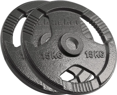 Набір олімпійських дисків Rebel Active гумові 2 x 15 кг (5901890118569)