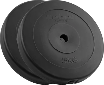 Набір дисків Rebel Active бітумні 2 x 15 кг (5901890106054)