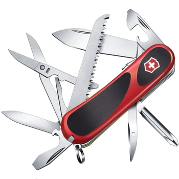 Ніж складний, мультитул Victorinox Evogrip S17 (85мм, 15 функцій), червоний 2.3913.SC
