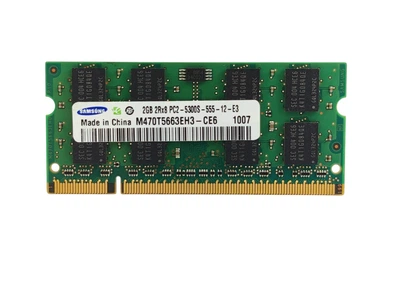 Оперативная память для ноутбука SODIMM Samsung DDR2 2Gb 667MHz PC2-5300S (M470T5663EH3-CE6) 14405 Б/У