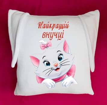 Подушка з вушками для внучки(ПзВ12)