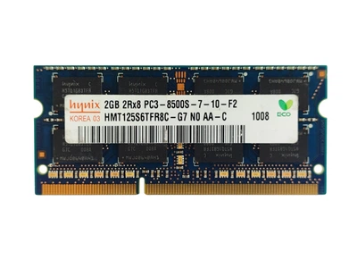 Оперативная память для ноутбука SODIMM Hynix DDR3 2Gb 1066MHz PC3-8500S (HMT125S6TFR8C-G7) 14410 Б/У