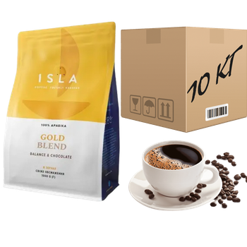 Кофе в зернах Isla GOLD BLEND 1 кг (ящик 10кг)