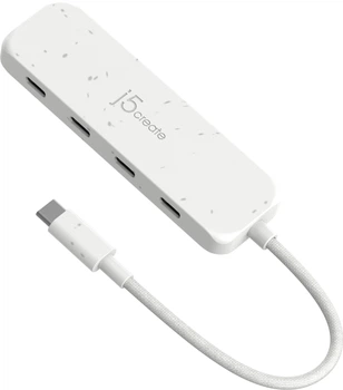 Hub USB J5create USB 3.2 10Gbps USB-C do 4x USB-C (JCH345EW-N)