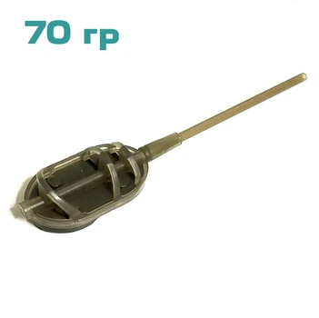 Флэт-кормушка ProfMontazh 70 g Romanian flat-boyle с трубочкой