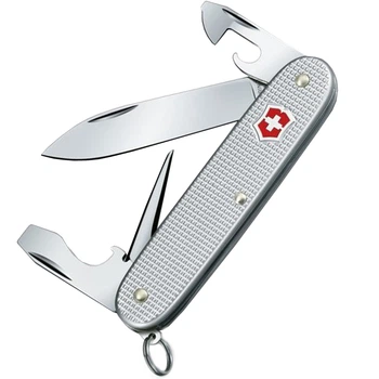 Ніж складний, мультитул Victorinox Pioneer (93мм, 8 функцій), срібло 0.8201.26